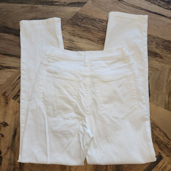 Vintage Cherokee White High Rise Straight Leg Jeans Sz 6 - Picture 2 of 8